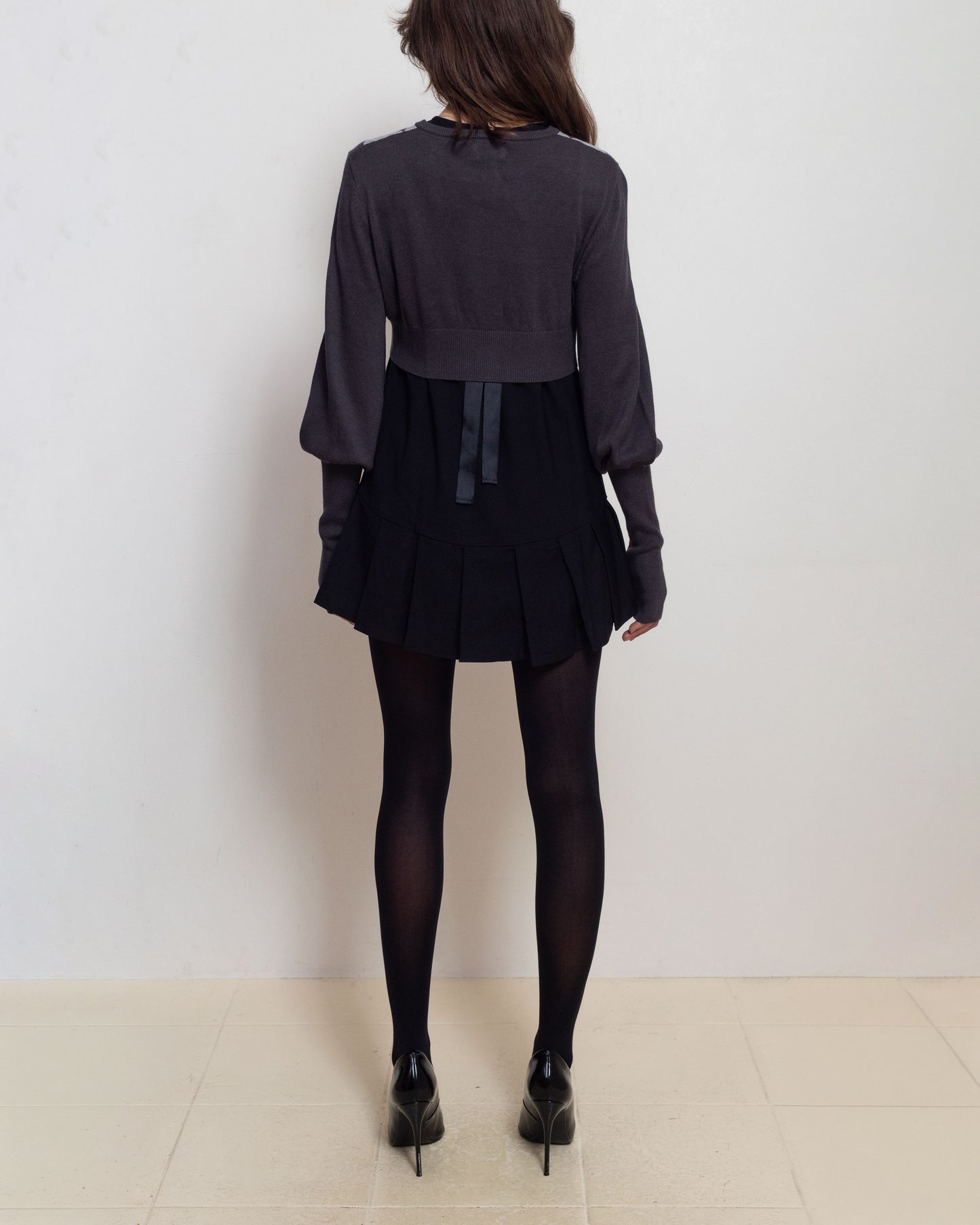 Argyle Bubble Cardigan