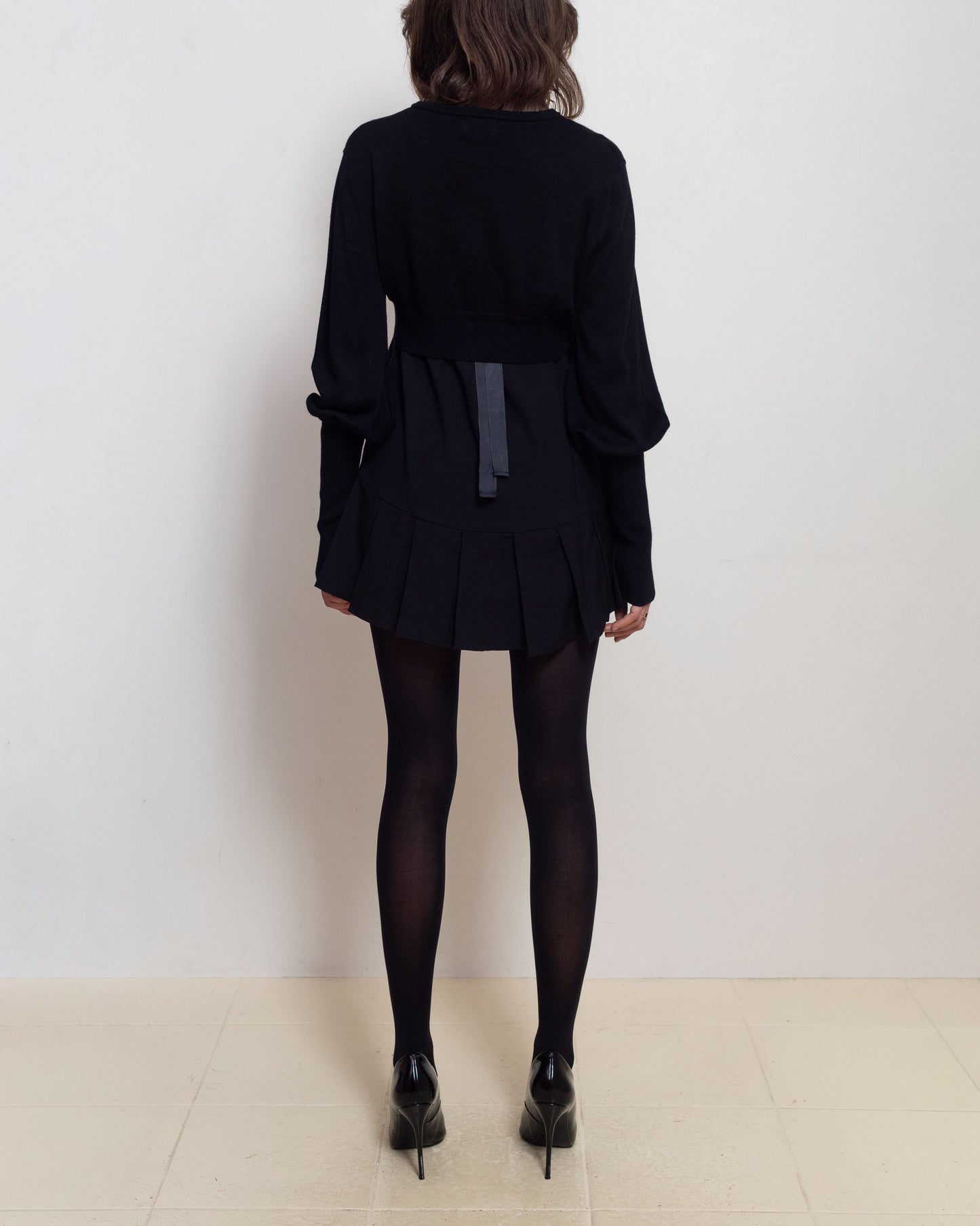 Black Bubble Cardigan