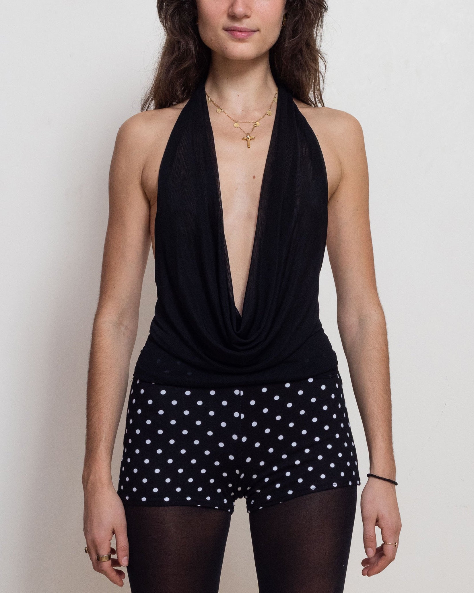 Midnight Mesh Psyche Top