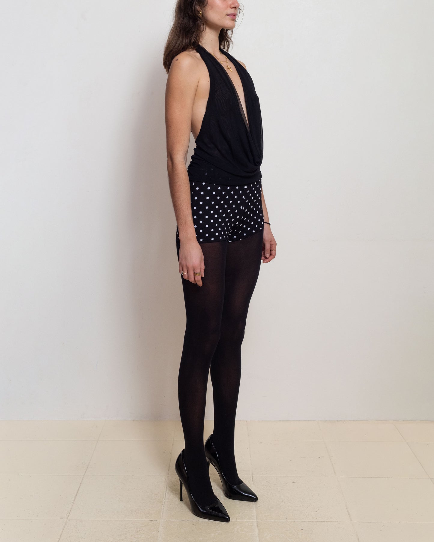 Midnight Mesh Psyche Top