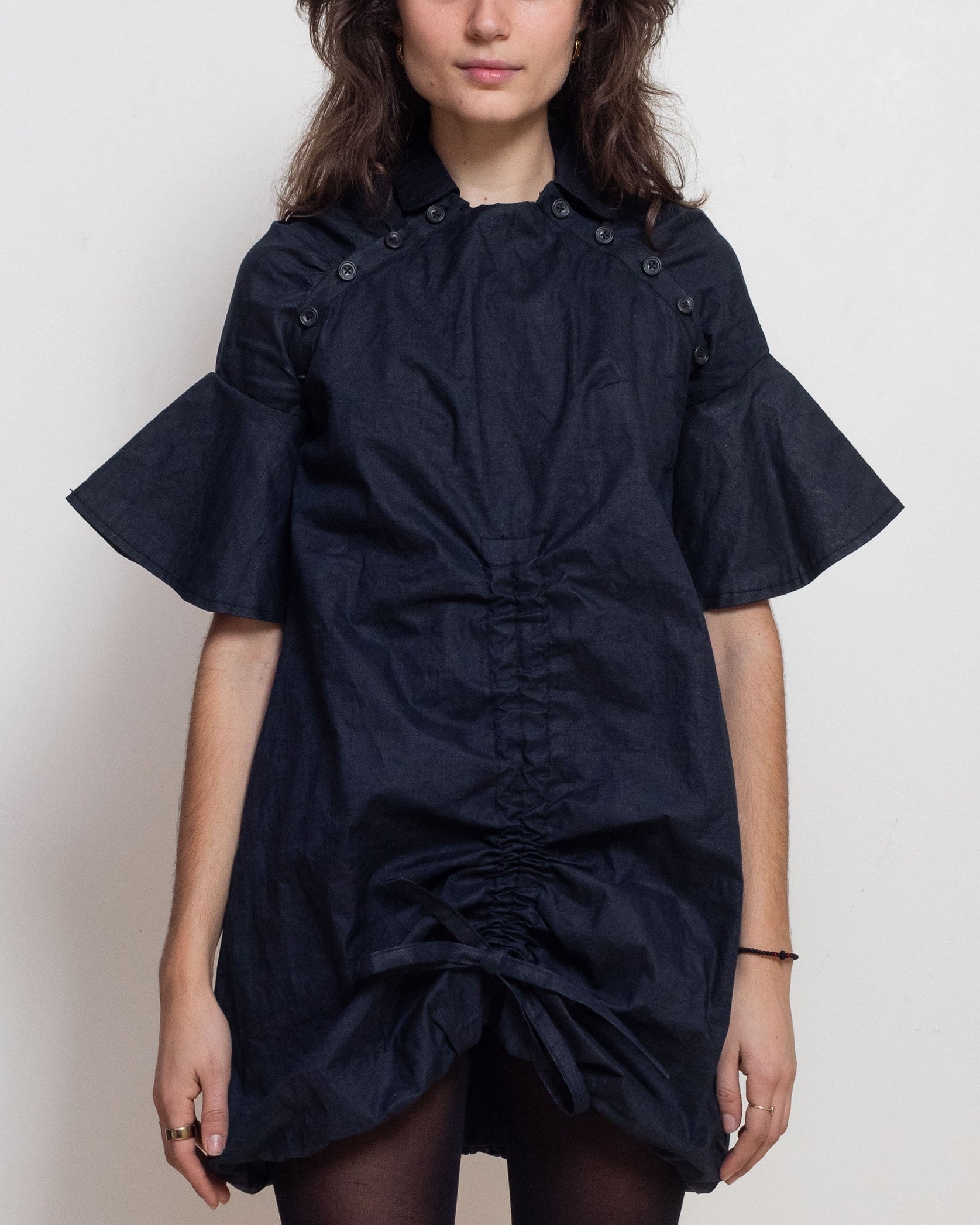 Waterproof Raglan Puff Dress