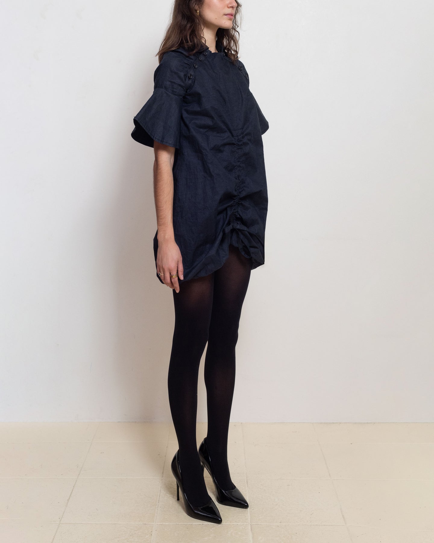 Waterproof Raglan Puff Dress