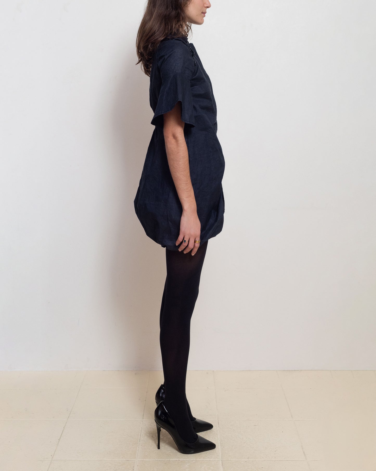 Waterproof Raglan Puff Dress