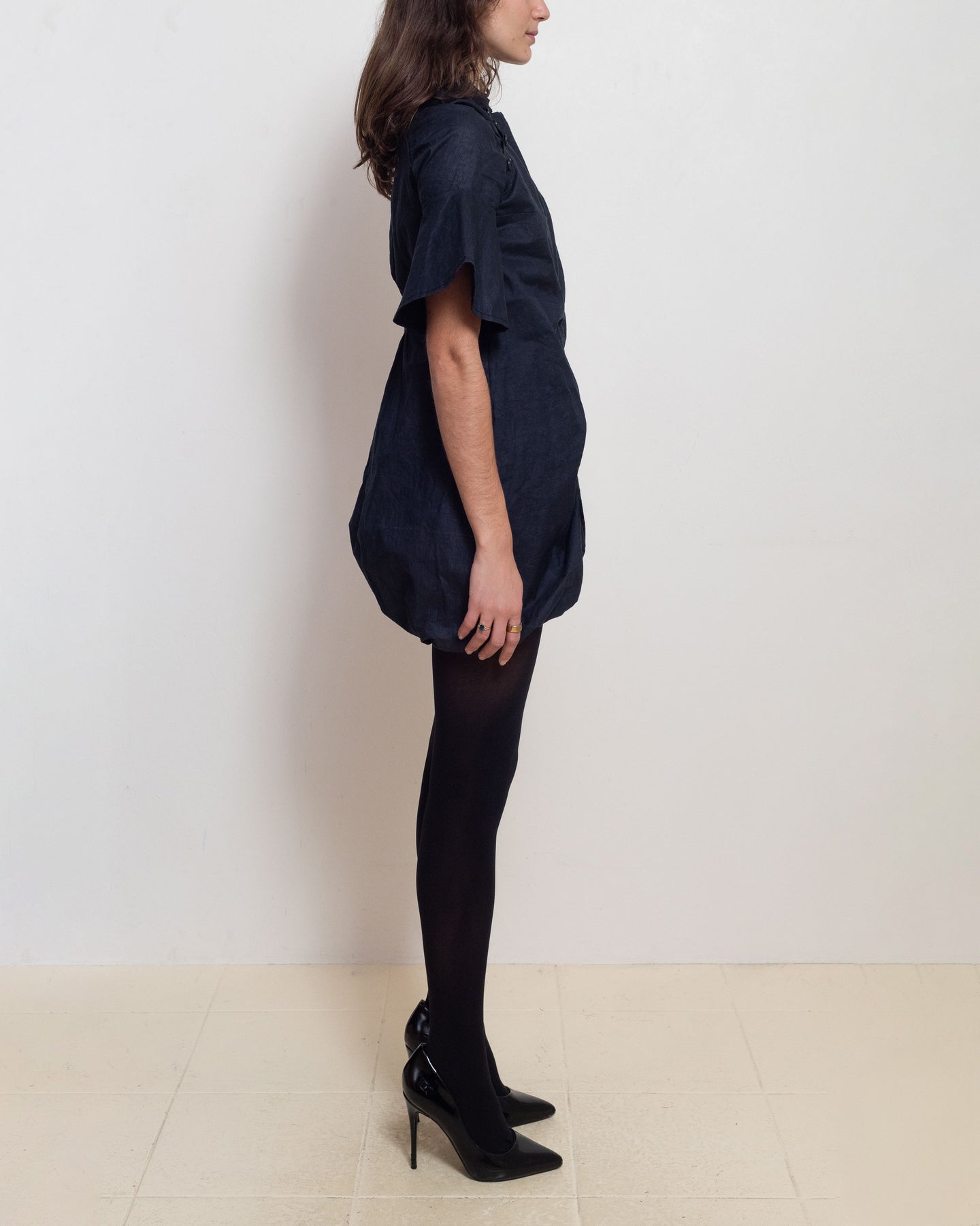 Waterproof Raglan Puff Dress