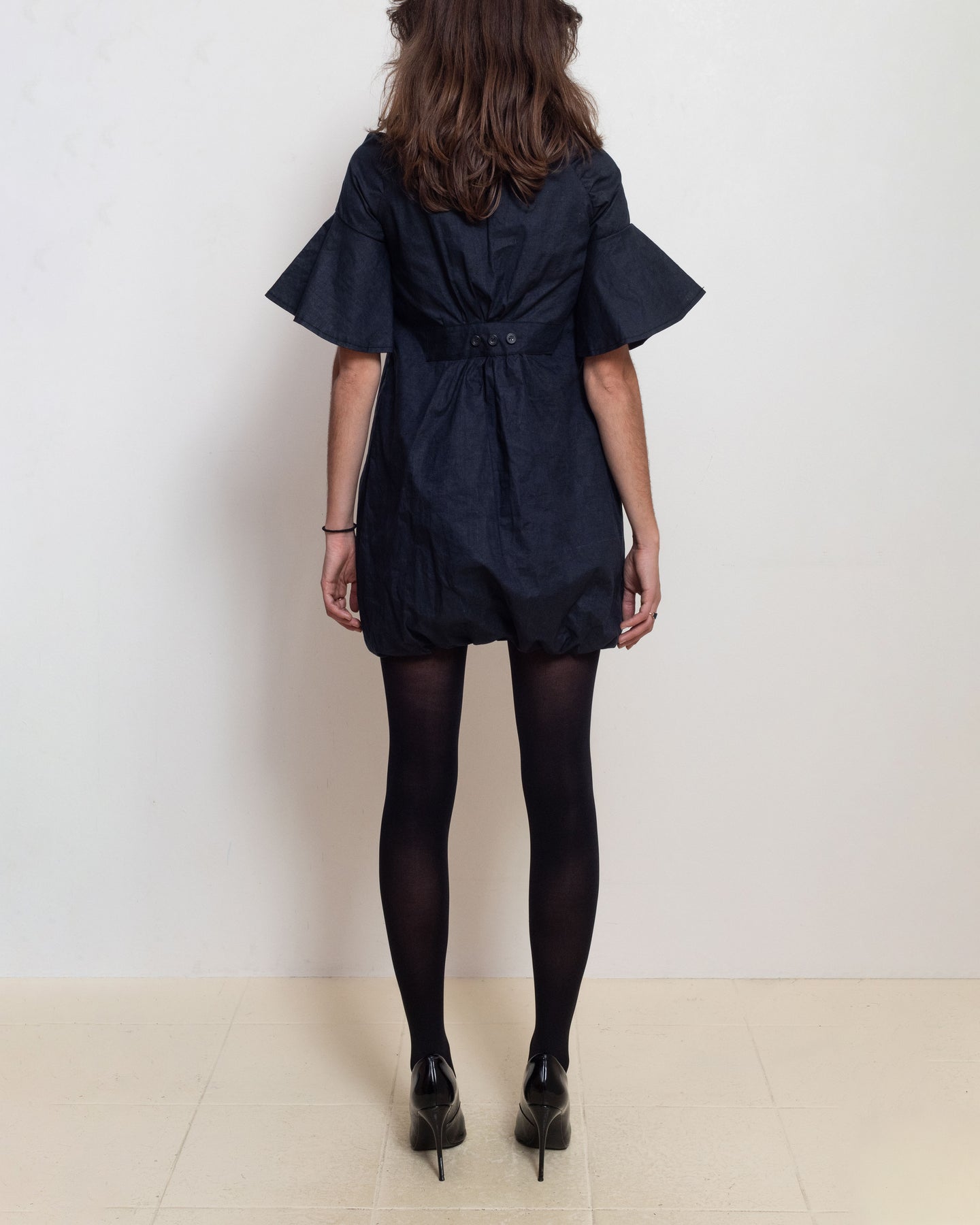 Waterproof Raglan Puff Dress