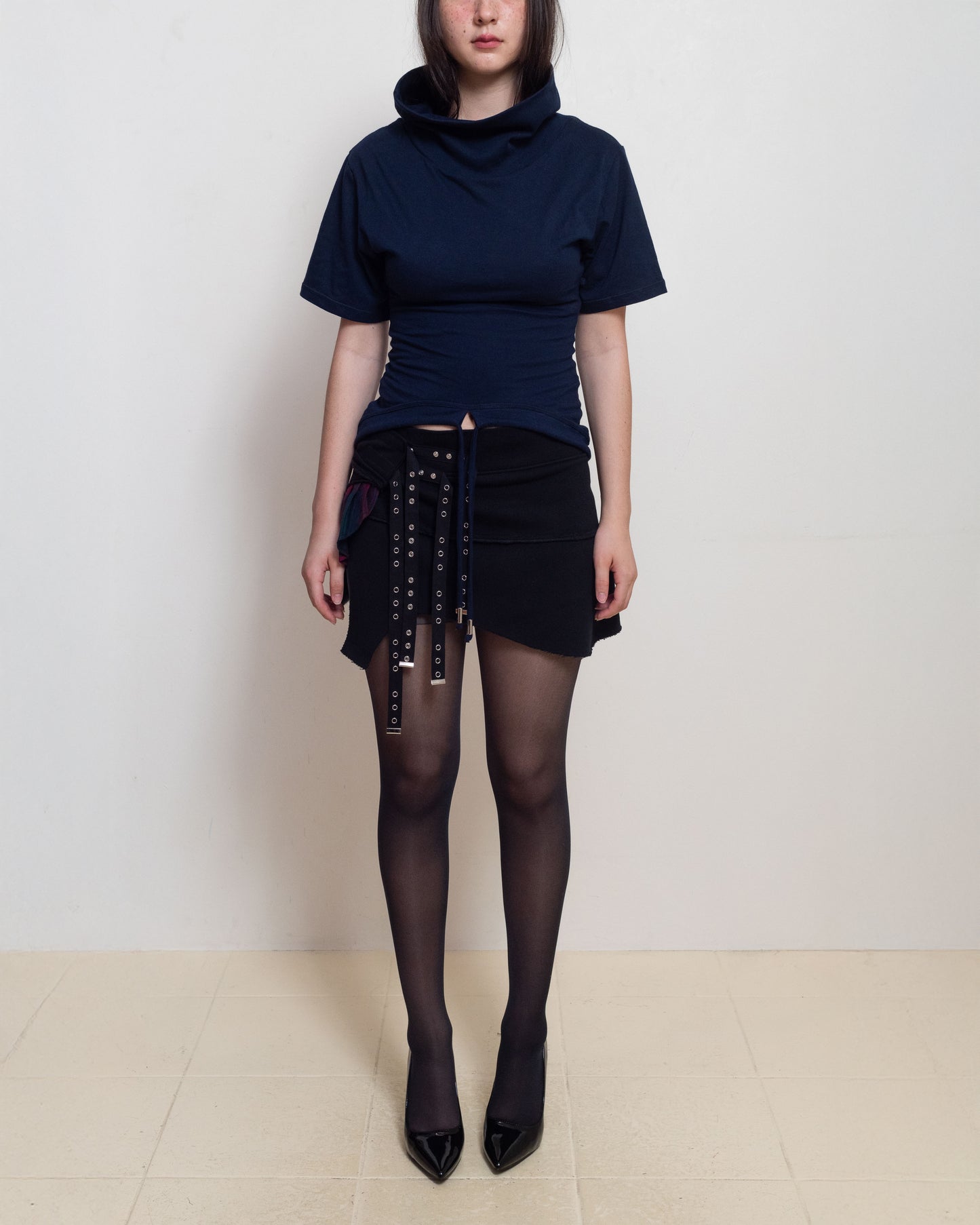 Serpent Kilt Mini Skirt