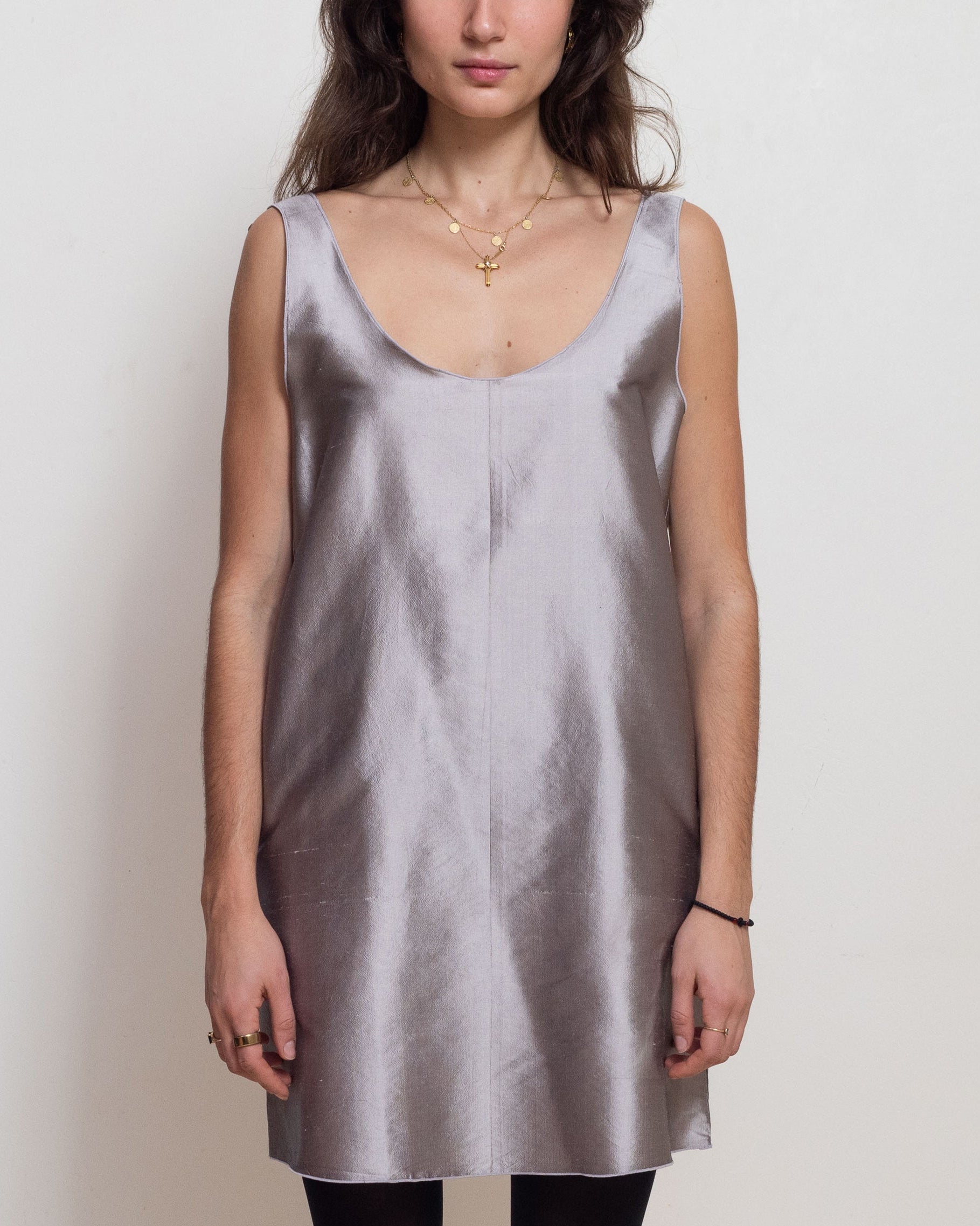 Lavender Silk Lotte Dress