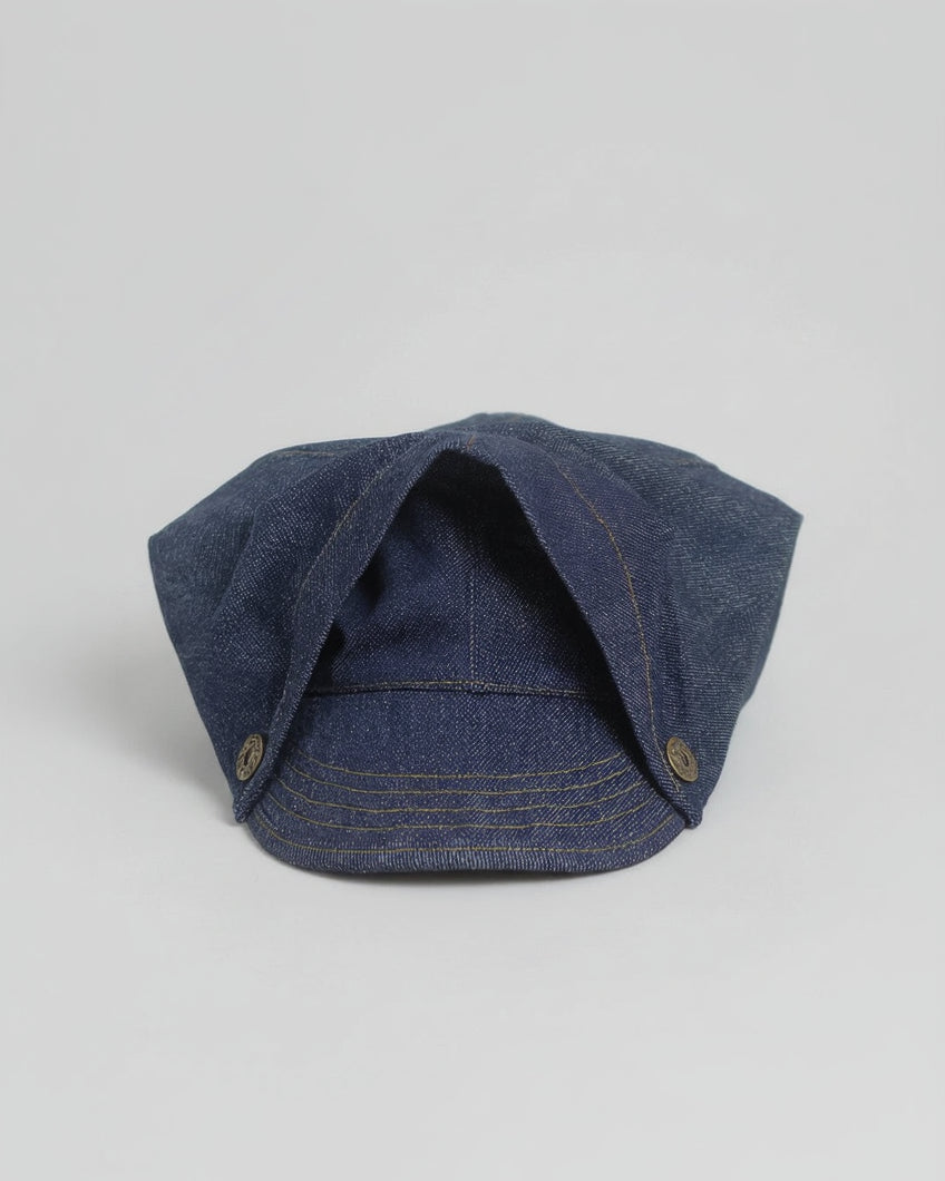 Selvedge Nun Cap in Denim