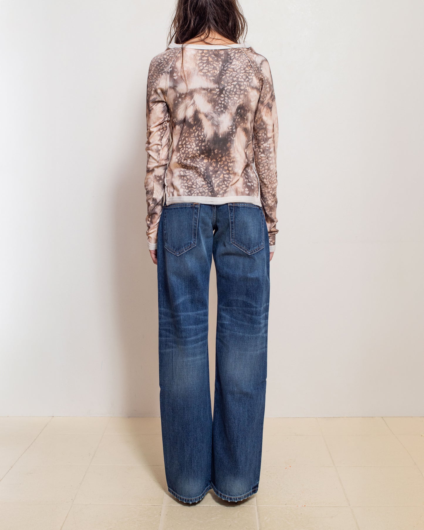 Deer Print Classic Cardigan